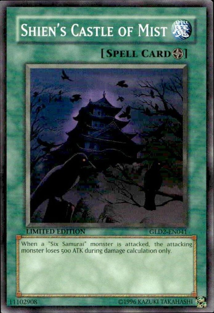 2009 Yu-Gi-Oh! Gold Series 2009 Shien'S Castle Of Mist #GLD2-EN041 Yu-Gi-Oh! card front