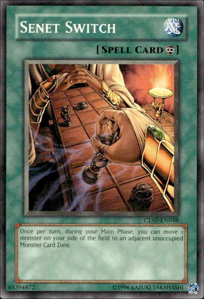 2006 Yu-Gi-Oh! Cyberdark Impact Senet Switch #CDIP-EN048 Yu-Gi-Oh! card front