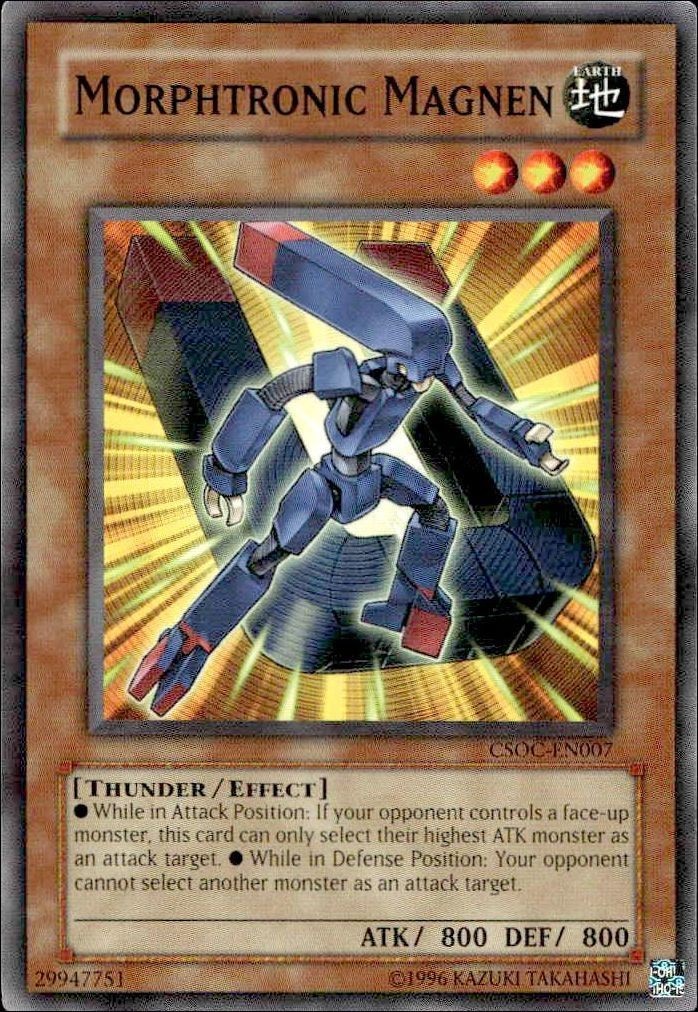 2008 Yu-Gi-Oh Crossroads of Chaos Morphtronic Magnen #CSOC-EN007 trading card