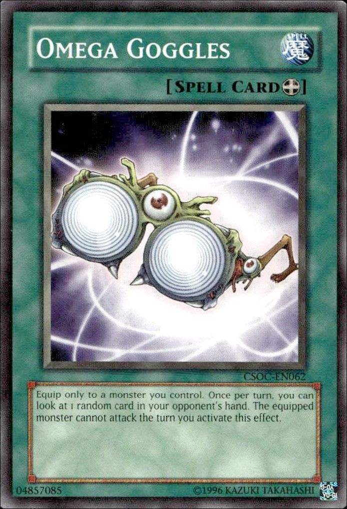 2008 Yu-Gi-Oh Crossroads of Chaos Omega Goggles #CSOC-EN062 trading card