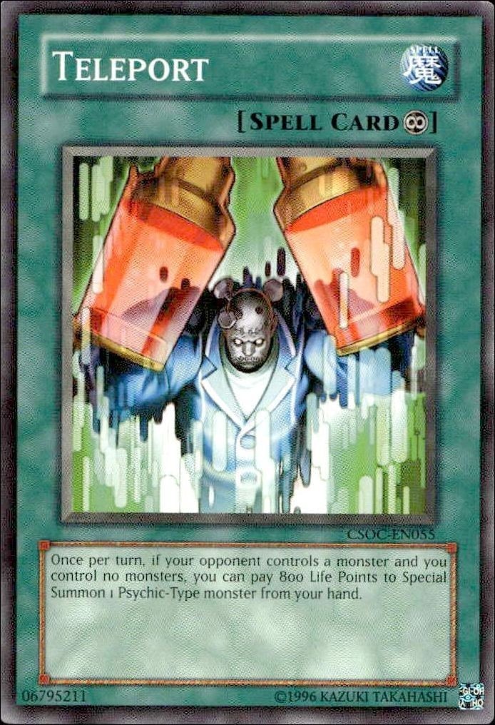 2008 Yu-Gi-Oh Crossroads of Chaos Teleport #CSOC-EN055 trading card
