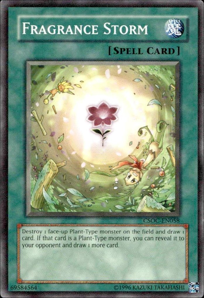2008 Yu-Gi-Oh Crossroads of Chaos Fragrance Storm #CSOC-EN058 trading card
