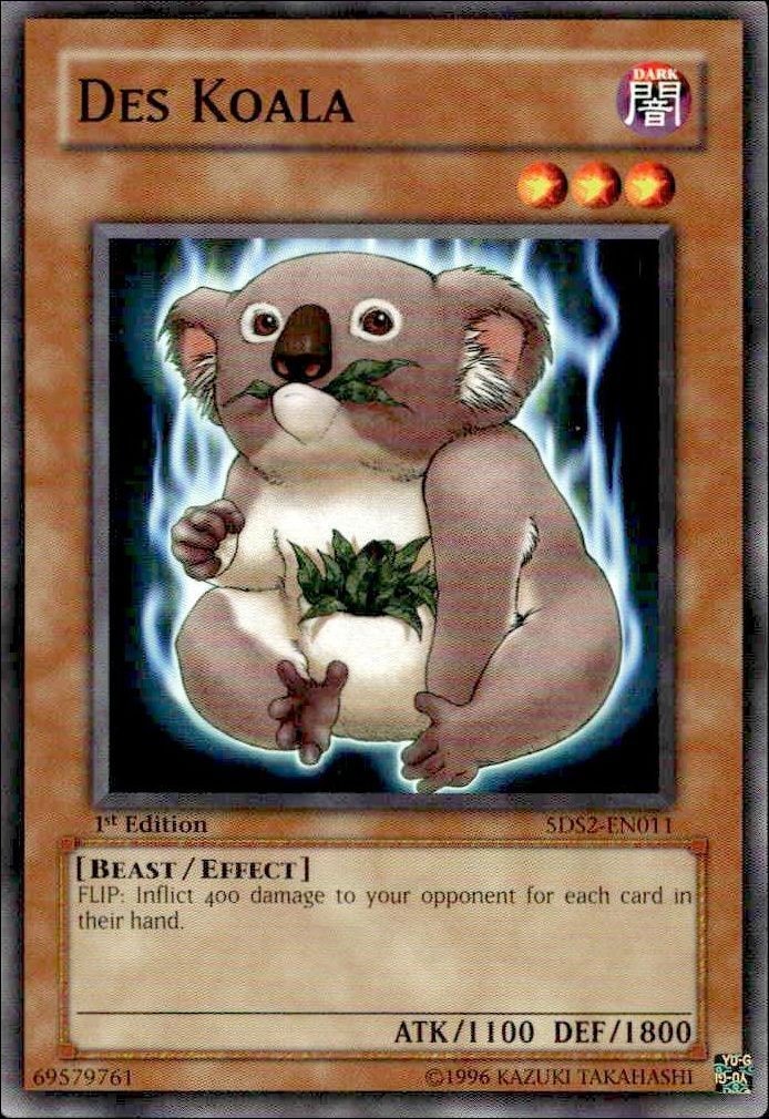 2009 Yu-Gi-Oh Starter Deck: Yu-Gi-Oh! 5D's 2009 Des Koala #5DS2-EN011 trading card