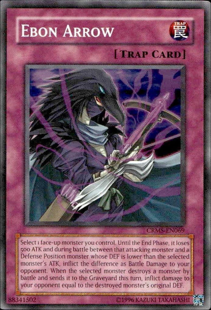 2009 Yu-Gi-Oh! Crimson Crisis Ebon Arrow #CRMS-EN069 Yu-Gi-Oh! card front