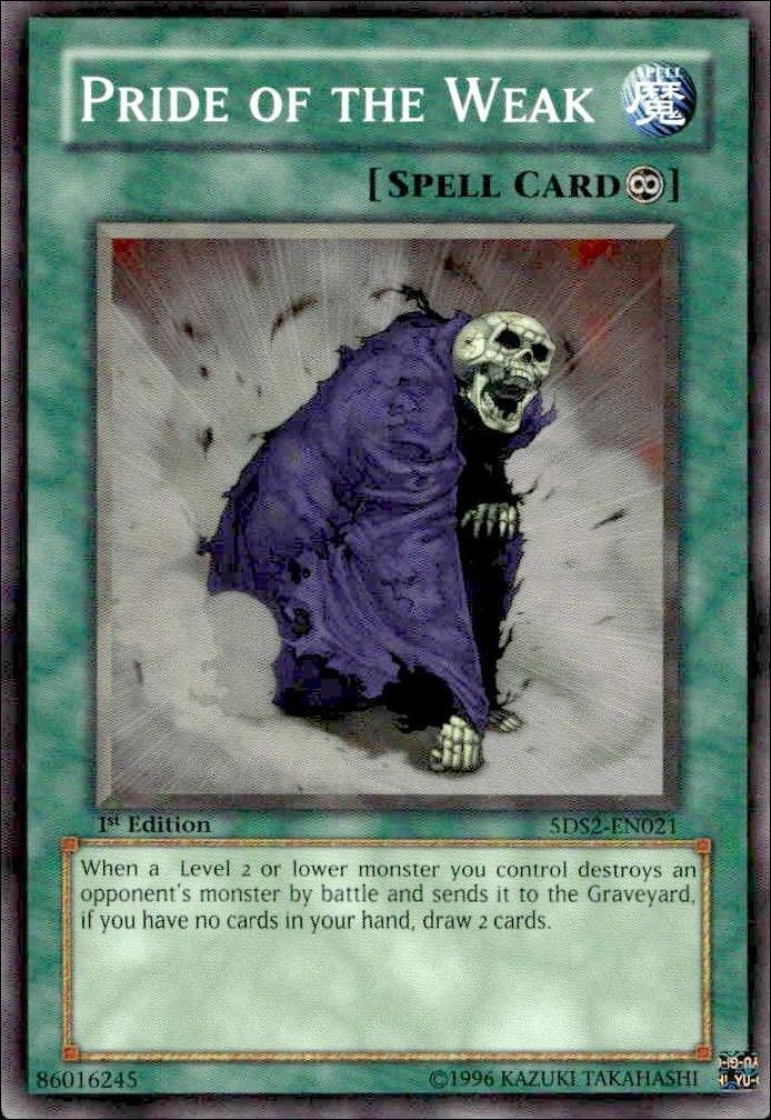 2009 Yu-Gi-Oh! 5d's Starter Deck 2009 Pride Of The Weak #5DS2-EN021 Yu-Gi-Oh! card front