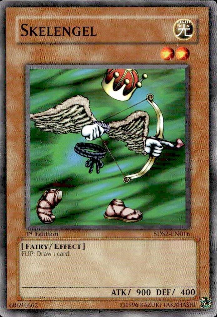 2009 Yu-Gi-Oh Starter Deck: Yu-Gi-Oh! 5D's 2009 Skelengel #5DS2-EN016 trading card