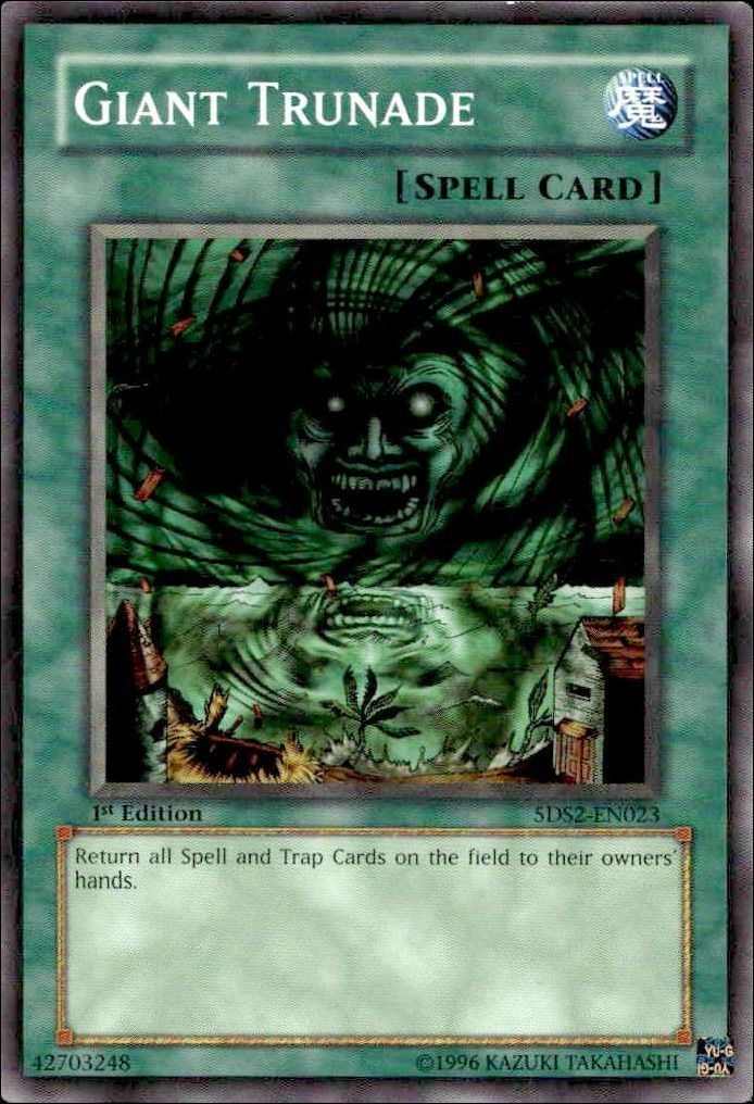2009 Yu-Gi-Oh! 5d's Starter Deck 2009 Giant Trunade #5DS2-EN023 Yu-Gi-Oh! card front