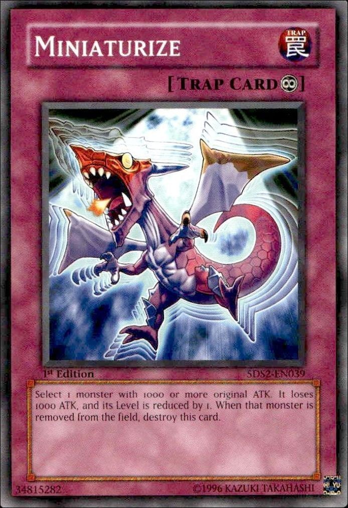 2008 Yu-Gi-Oh! 5d's Starter Deck 2008 Miniaturize #5DS1-EN033 Yu-Gi-Oh! card front