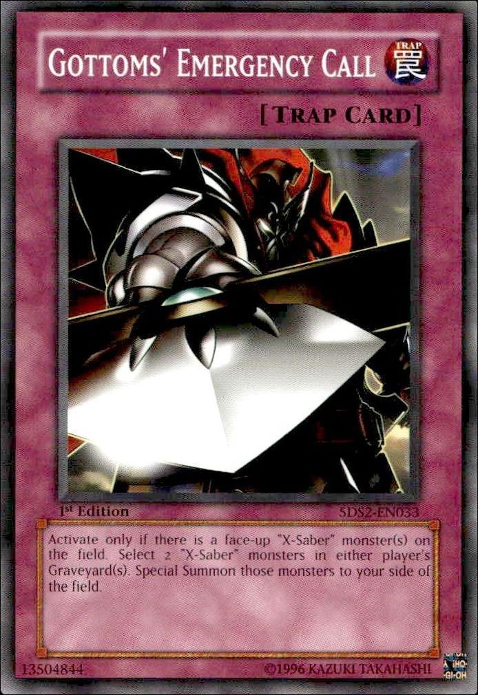 2009 Yu-Gi-Oh! 5d's Starter Deck 2009 Gottoms' Emergency Call #5DS2-EN033 Yu-Gi-Oh! card front