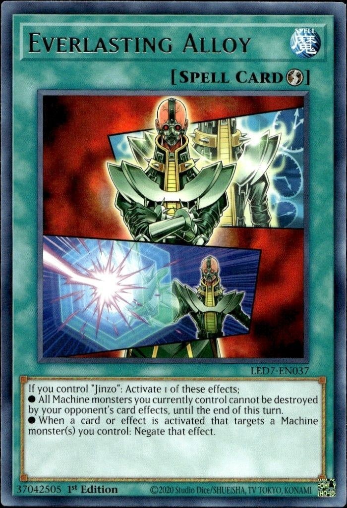 2020 Yu-Gi-Oh! Legendary Duelists: Rage of Ra Everlasting Alloy #LED7-EN037 Yu-Gi-Oh! card front