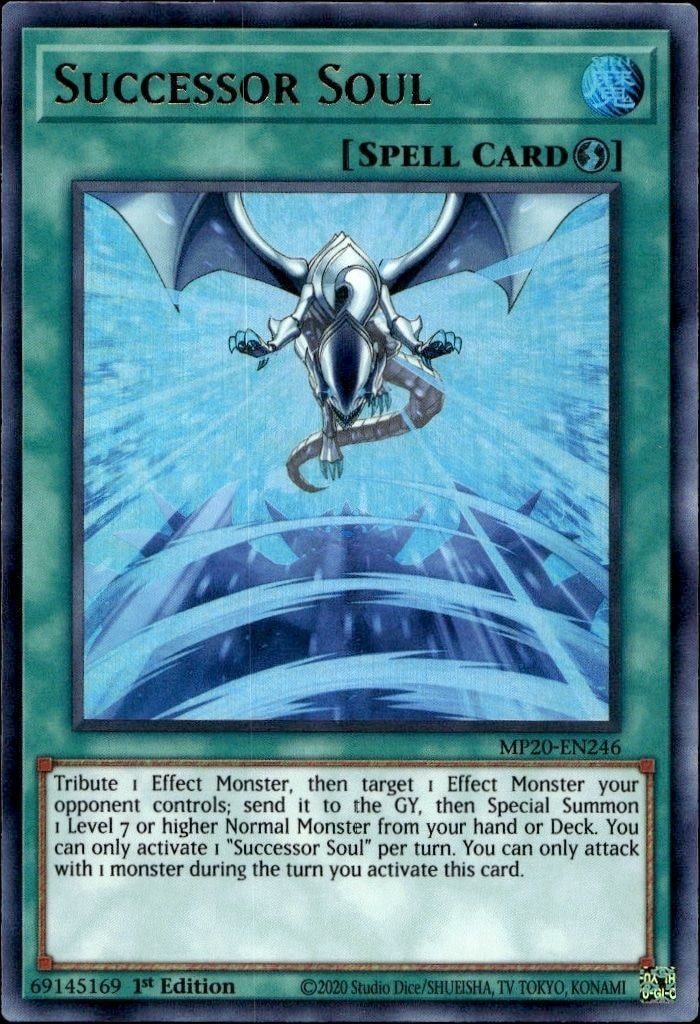 2020 Yu-Gi-Oh 2020 Tin of Lost Memories Successor Soul #MP20-EN246 trading card