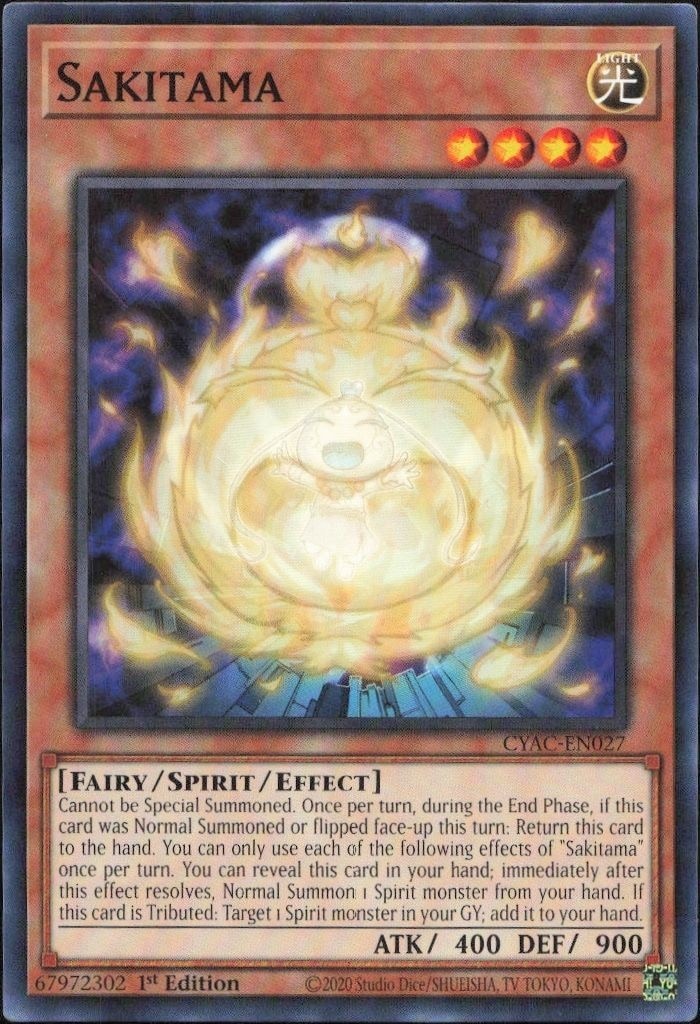 2023 Yu-Gi-Oh Cyberstorm Access Sakitama #CYAC-EN027 trading card