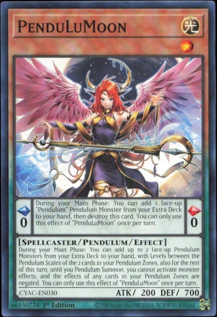 2020 Yu-Gi-Oh! Cyberstorm Access Pendulumoon #CYAC-EN030 Yu-Gi-Oh! card front