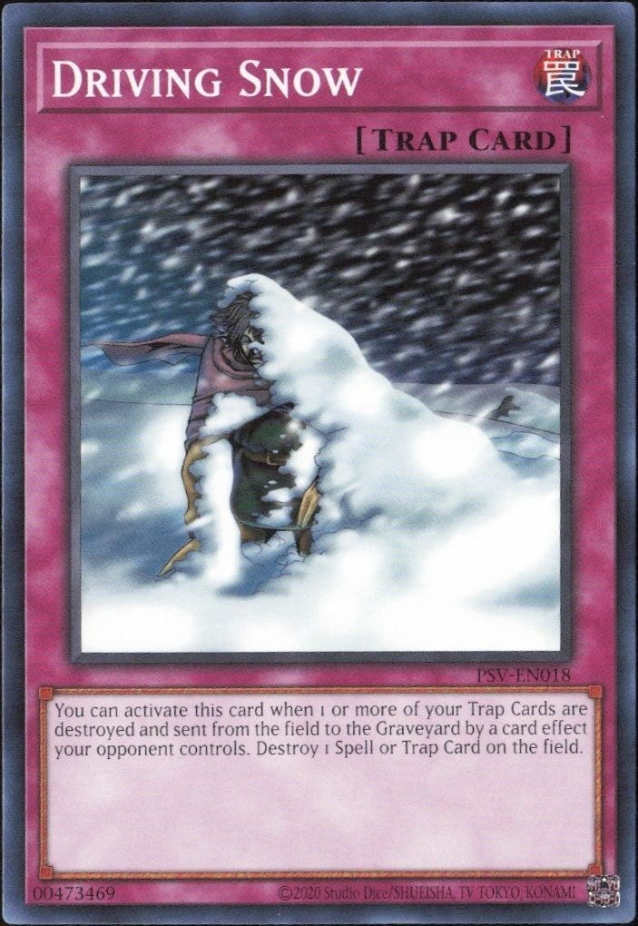 2023 Yu-Gi-Oh! Pharaoh's Servant Driving Snow #PSV-EN018 Yu-Gi-Oh! card front