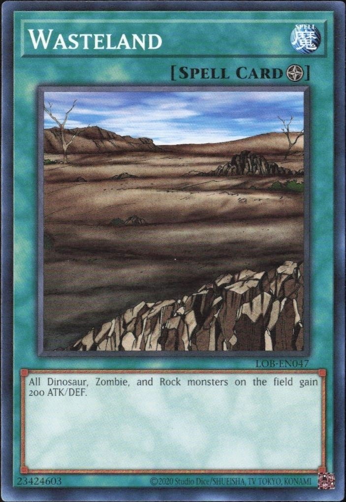 2023 Yu-Gi-Oh Legend of Blue Eyes White Dragon Wasteland #LOB-EN047 trading card