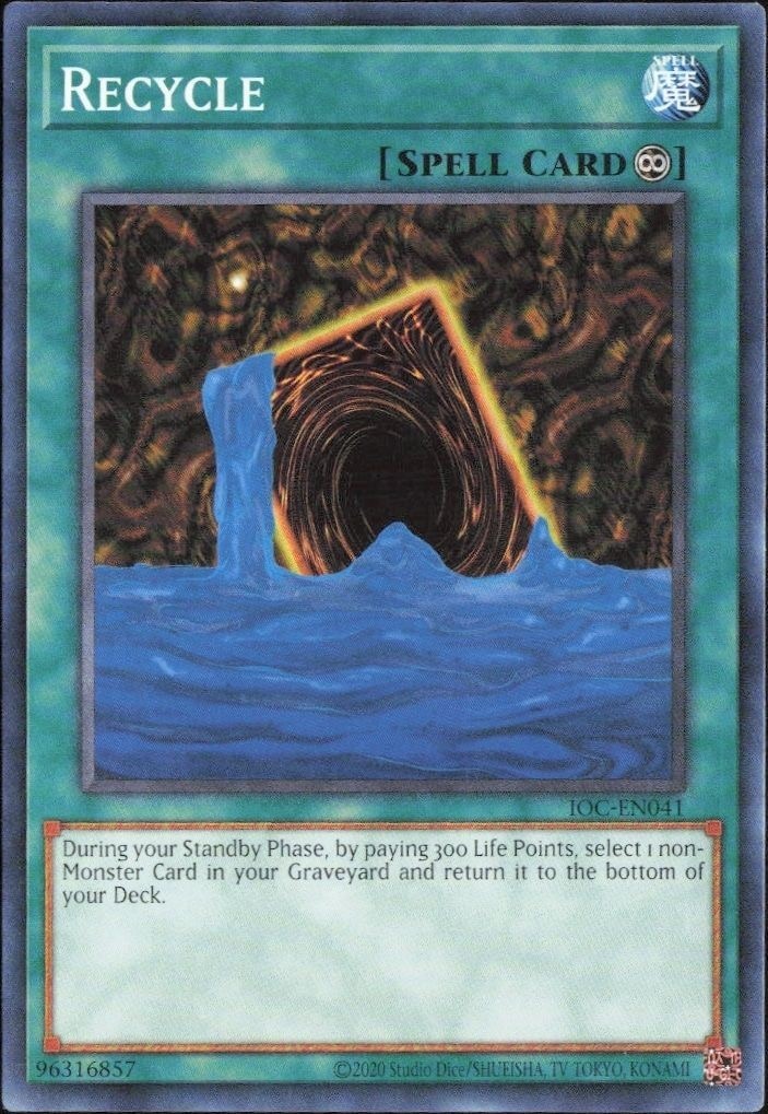2023 Yu-Gi-Oh! Invasion of Chaos Recycle #IOC-EN041 Yu-Gi-Oh! card front