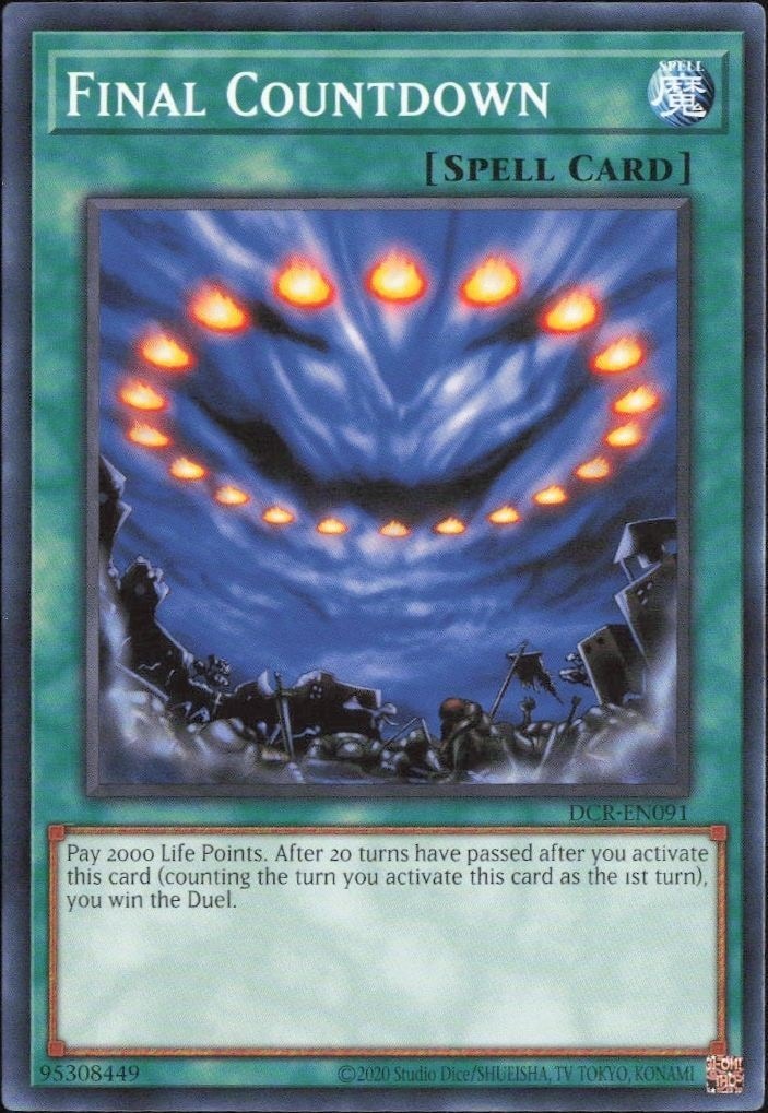 2023 Yu-Gi-Oh Dark Crisis Final Countdown #DCR-EN091 trading card