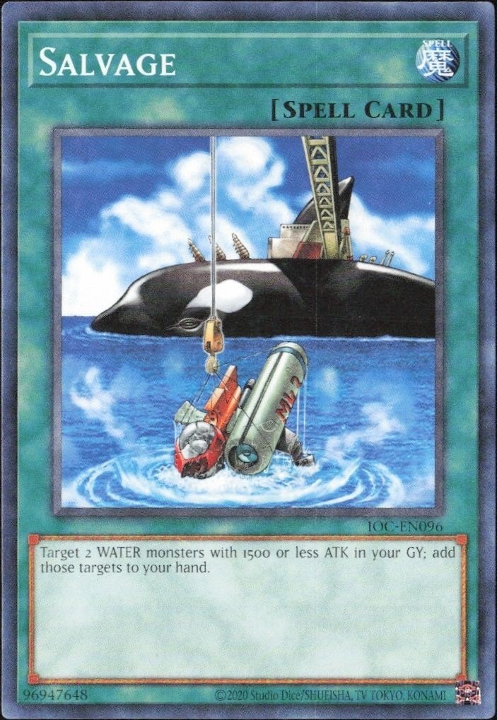 2023 Yu-Gi-Oh Invasion of Chaos Salvage #IOC-EN096 trading card