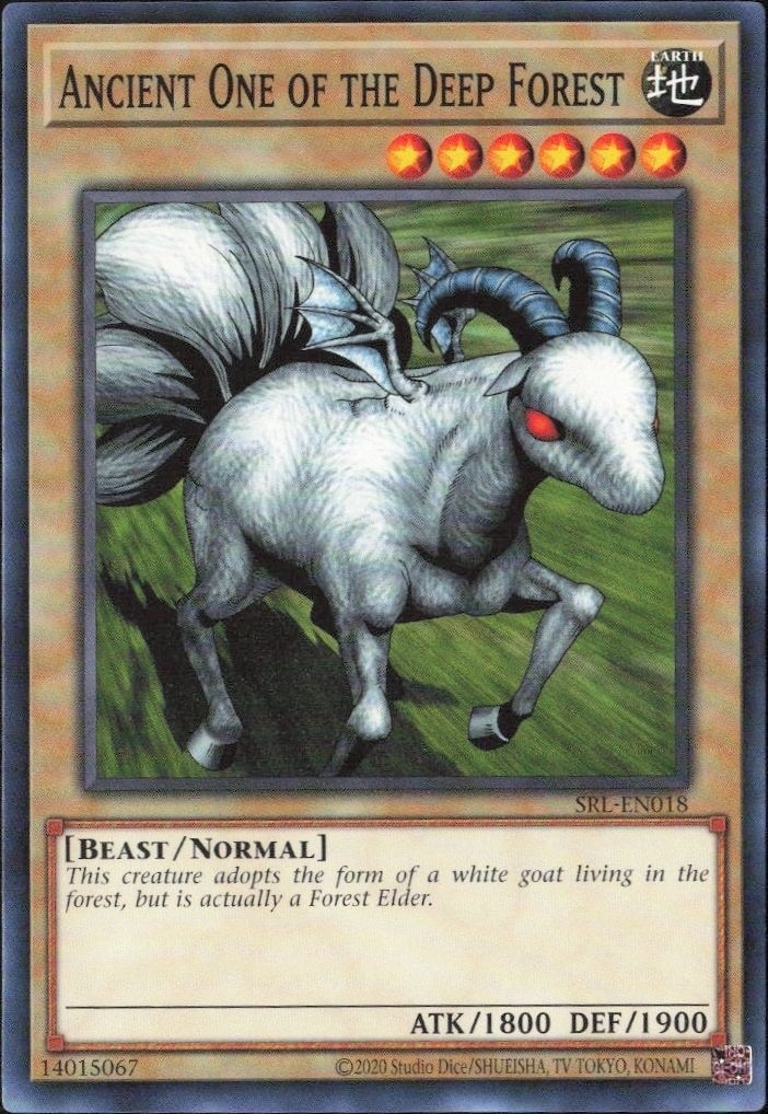 2023 Yu-Gi-Oh Spell Ruler Ancient One of the Deep Forest #SRL-EN018 trading card