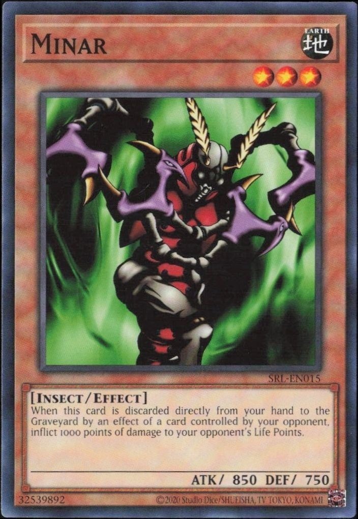 2023 Yu-Gi-Oh Spell Ruler Minar #SRL-EN015 trading card
