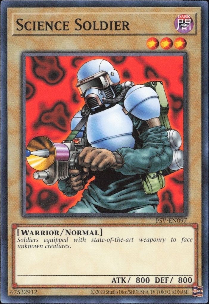 2023 Yu-Gi-Oh! Pharaoh's Servant Science Soldier #PSV-EN097 Yu-Gi-Oh! card front