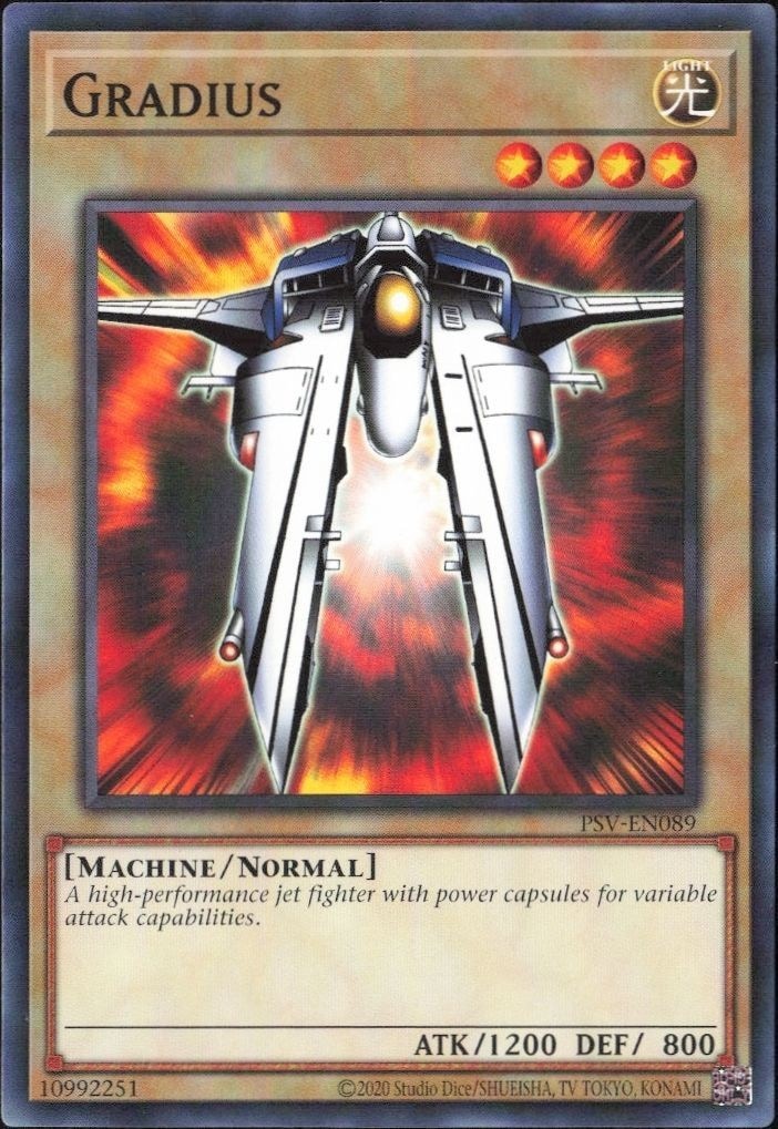 2023 Yu-Gi-Oh! Pharaoh's Servant Gradius #PSV-EN089 Yu-Gi-Oh! card front