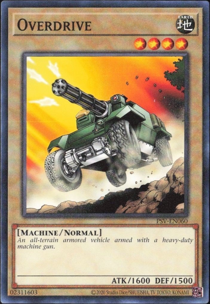 2023 Yu-Gi-Oh! Pharaoh's Servant Overdrive #PSV-EN060 Yu-Gi-Oh! card front