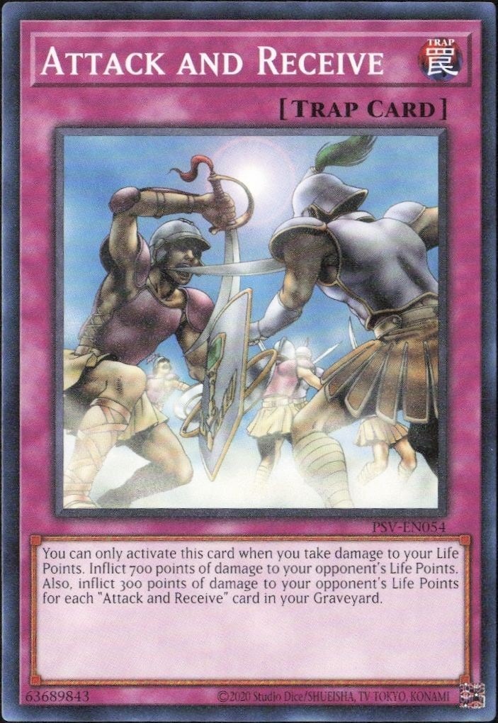 2023 Yu-Gi-Oh! Pharaoh's Servant Atack And Receive #PSV-EN054 Yu-Gi-Oh! card front