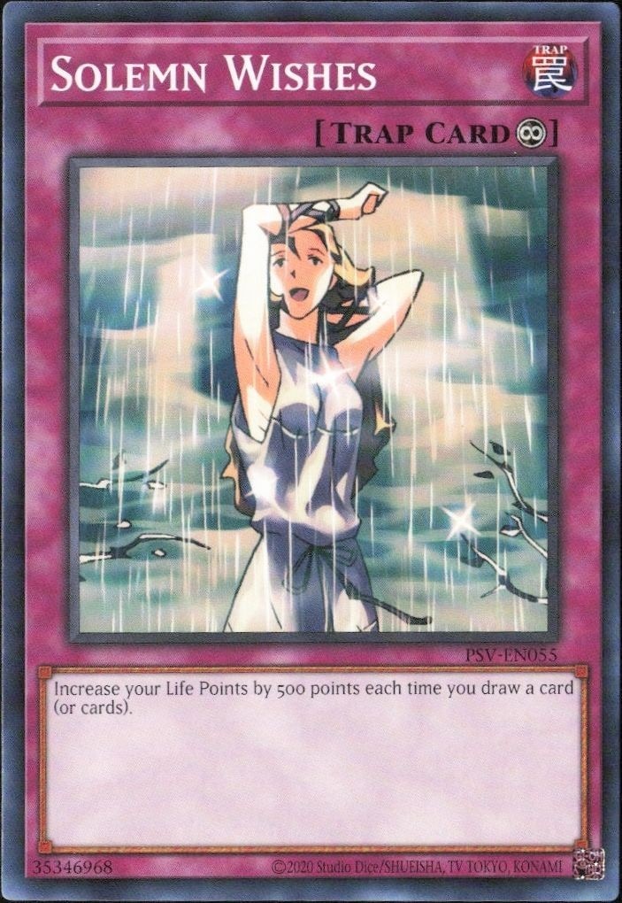 2023 Yu-Gi-Oh Pharaoh's Servant Solemn Wishes #PSV-EN055 trading card
