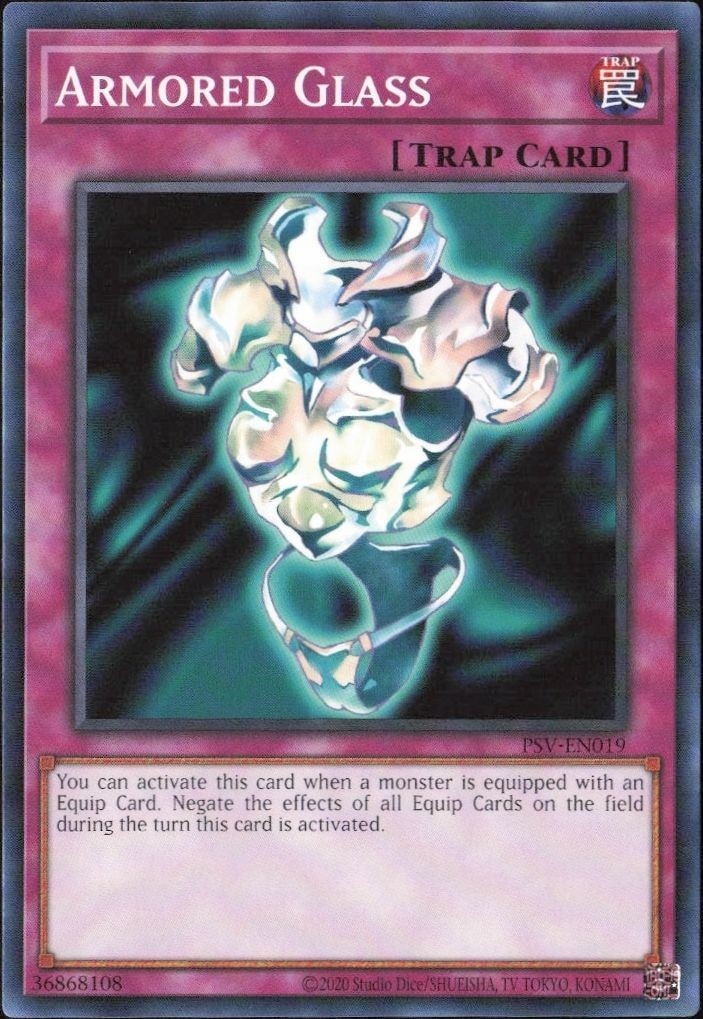 2023 Yu-Gi-Oh! Pharaoh's Servant Armored Glass #PSV-EN019 Yu-Gi-Oh! card front