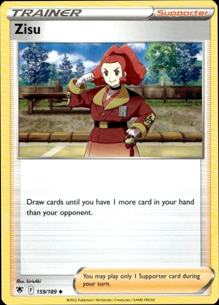 2022 Pokémon Astral Radiance Zisu #159/189 Pokémon card front