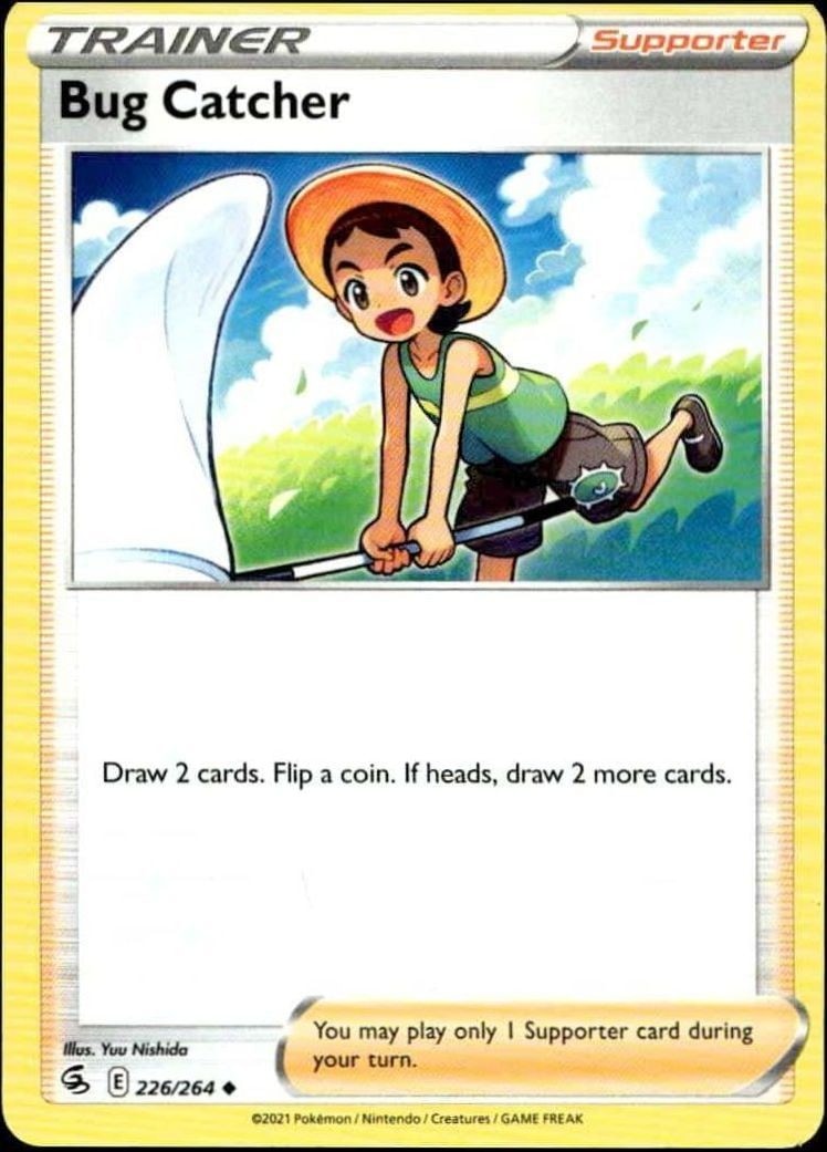 2021 Pokémon Fusion Strike Bug Catcher #226/264 trading card