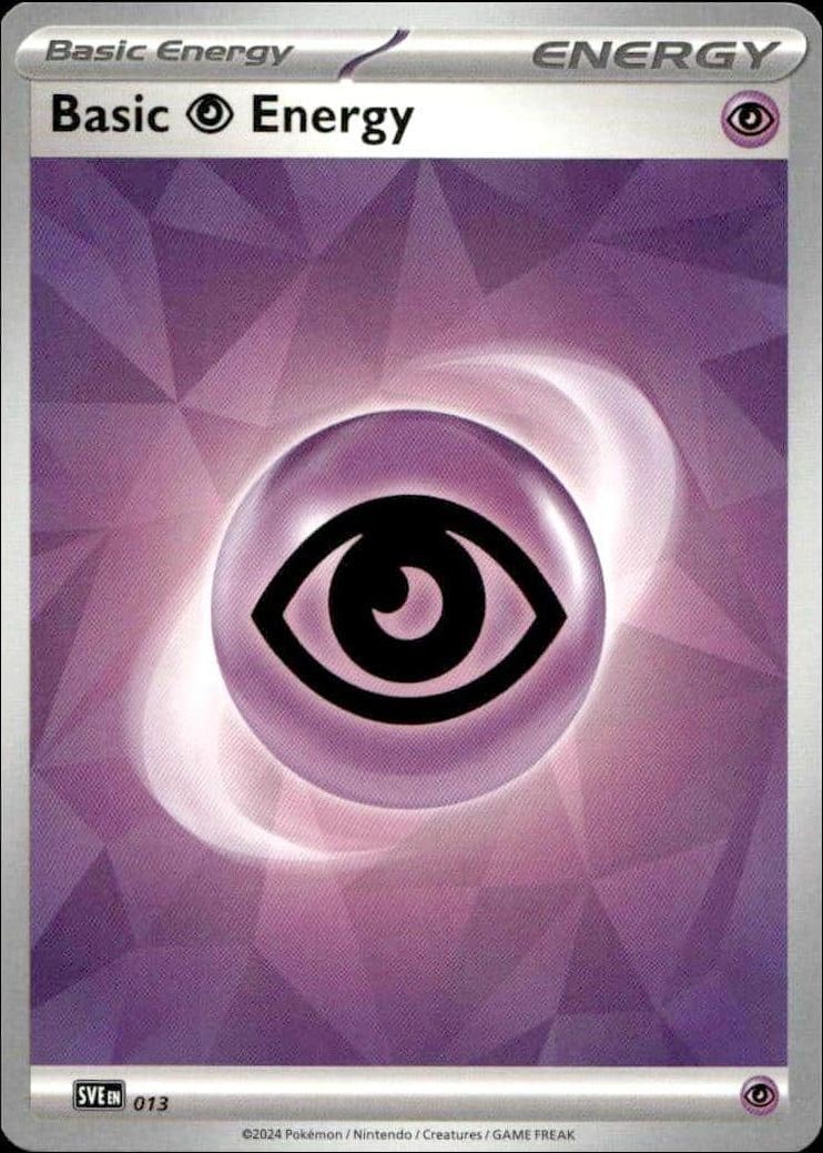 2023 Pokémon Surging Sparks Basic Psychic Energy #013/191 trading card