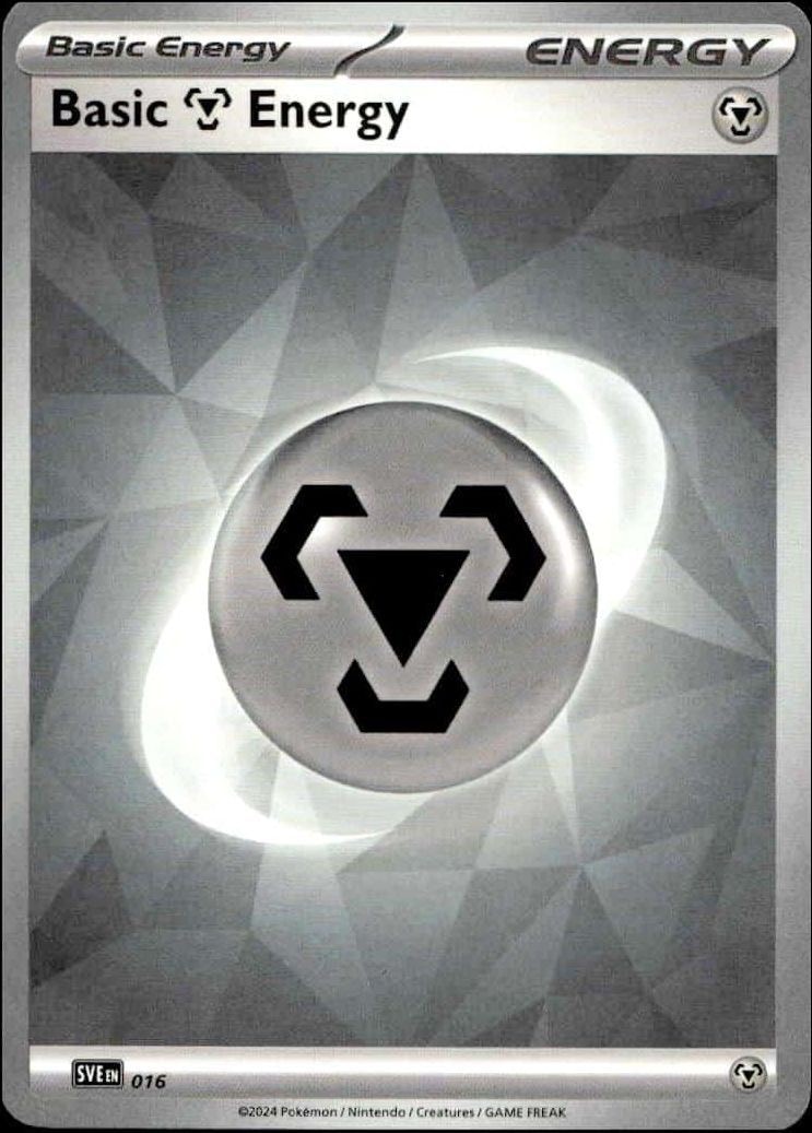 2023 Pokémon Prismatic Evolutions Basic Metal Energy #016/131 trading card