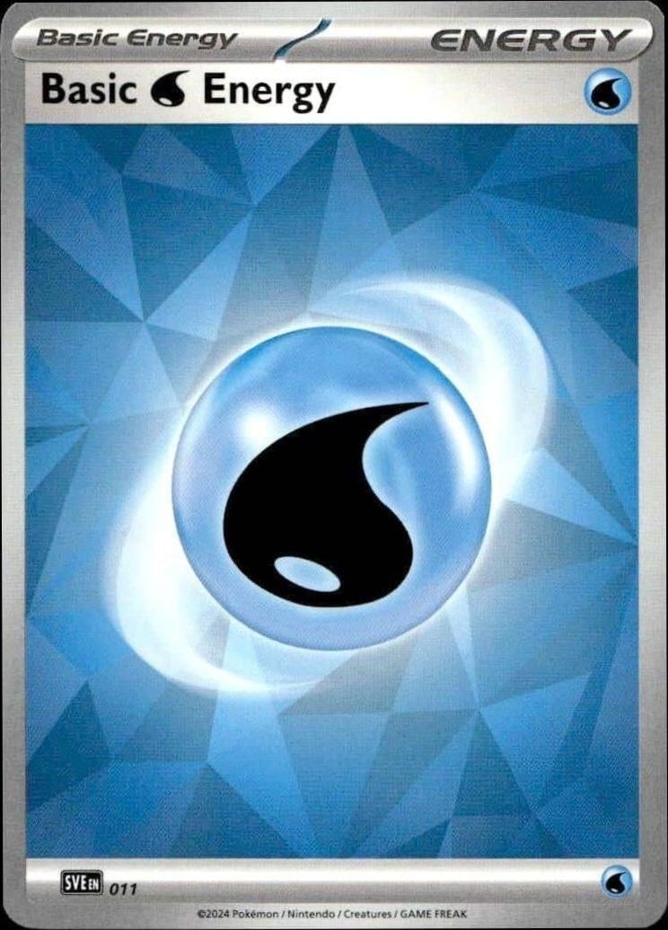2023 Pokémon Prismatic Evolutions Basic Water Energy #011/131 trading card