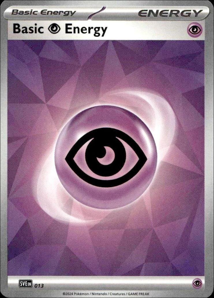 2023 Pokémon Prismatic Evolutions Basic Psychic Energy #013/131 trading card