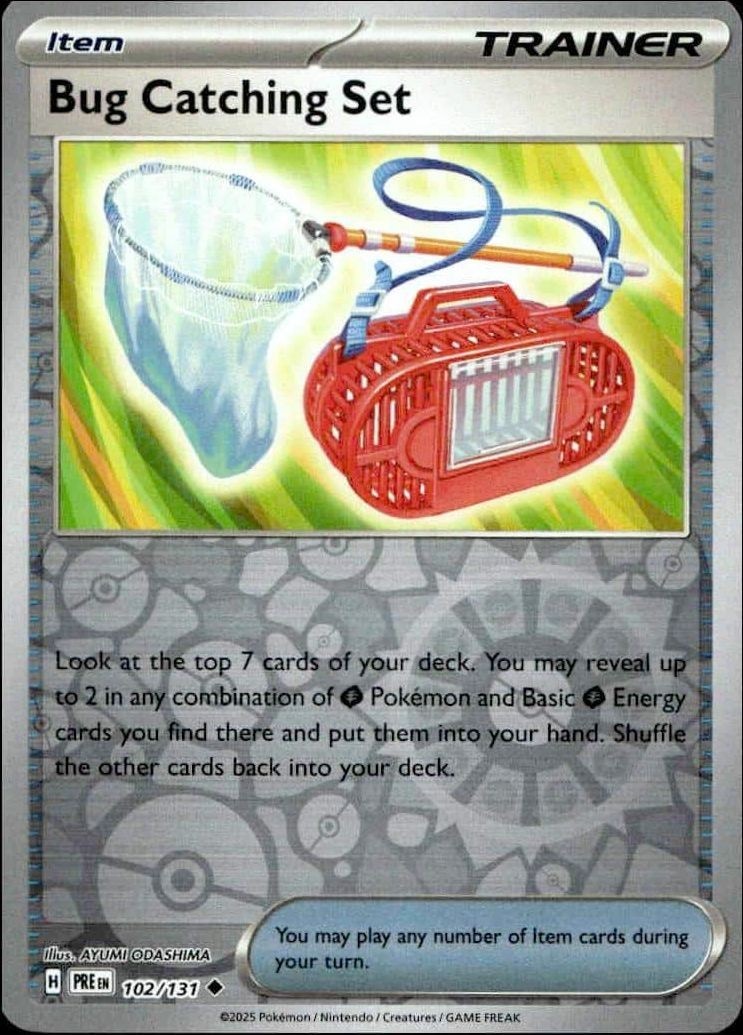 2025 Pokémon Prismatic Evolutions Bug Catching Set #102/131 trading card