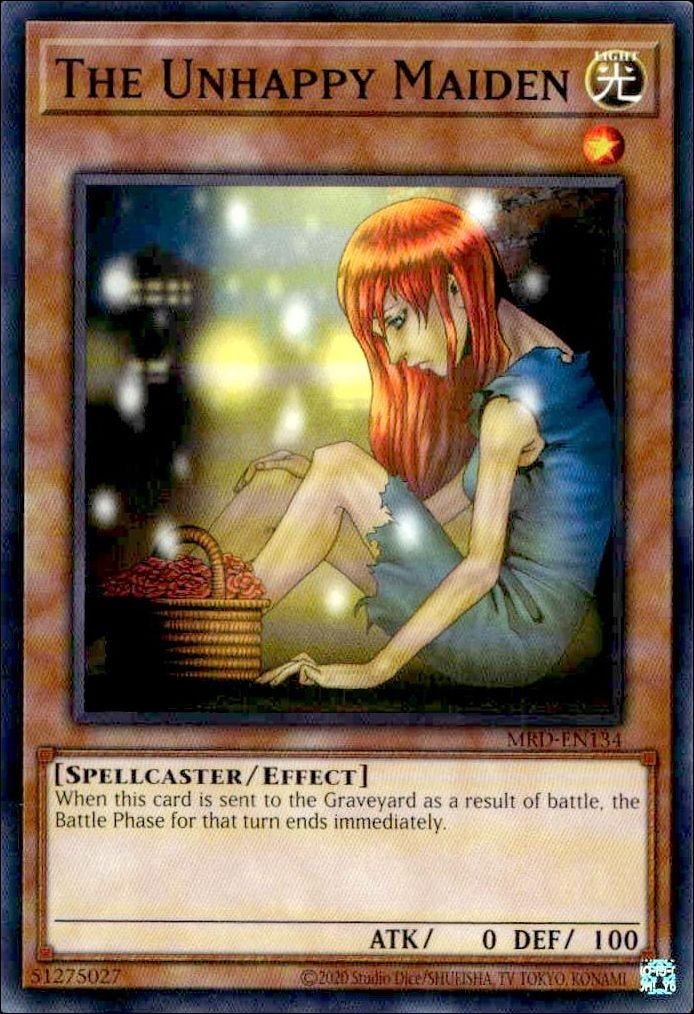2023 Yu-Gi-Oh Metal Raiders The Unhappy Maiden #MRD-EN134 trading card