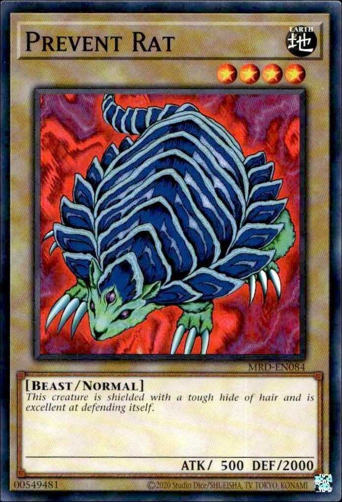 2023 Yu-Gi-Oh! Metal Raiders Prevent Rat #MRD-EN084 Yu-Gi-Oh! card front