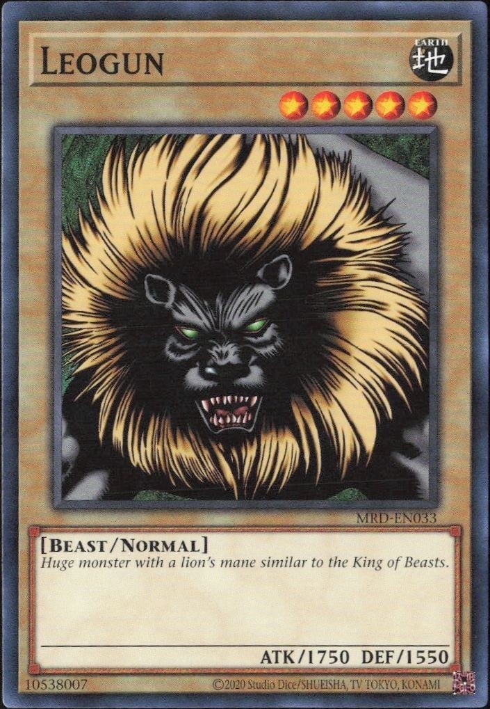 2023 Yu-Gi-Oh Metal Raiders Leogun #MRD-EN033 trading card