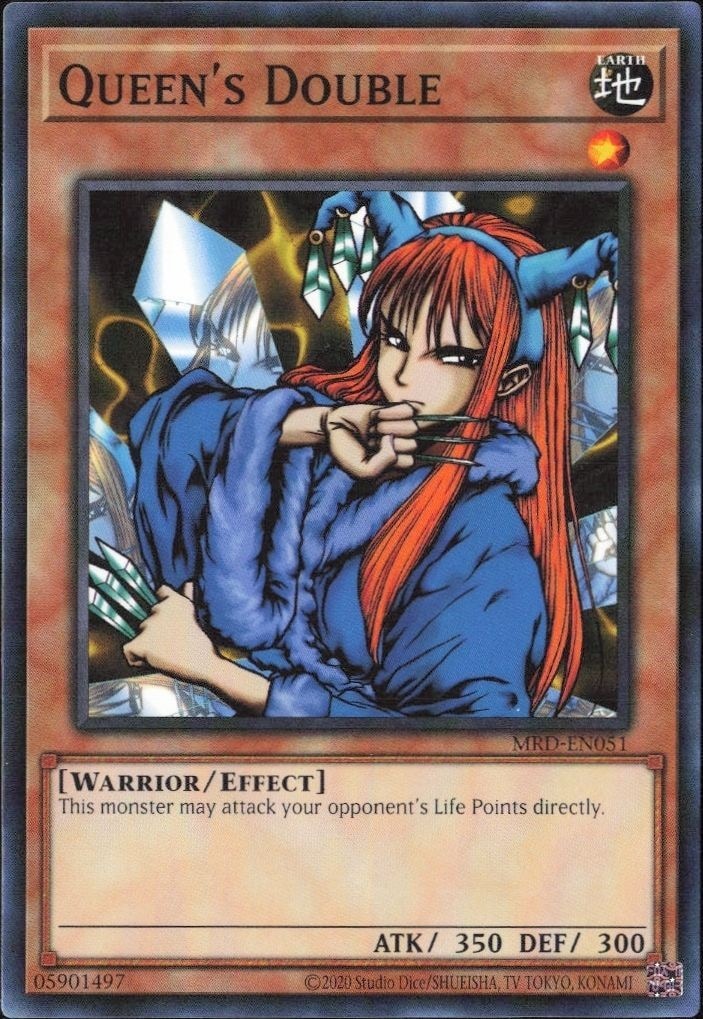 2023 Yu-Gi-Oh Metal Raiders Queen's Double #MRD-EN051 trading card