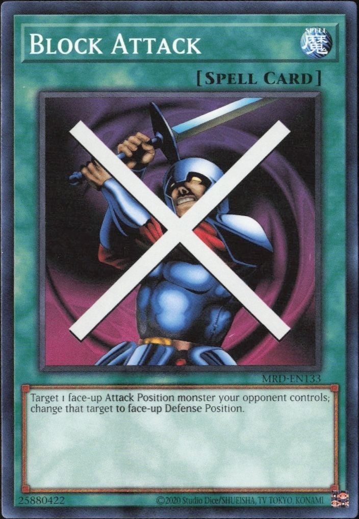 2023 Yu-Gi-Oh Metal Raiders Block Attcak #MRD-EN133 trading card