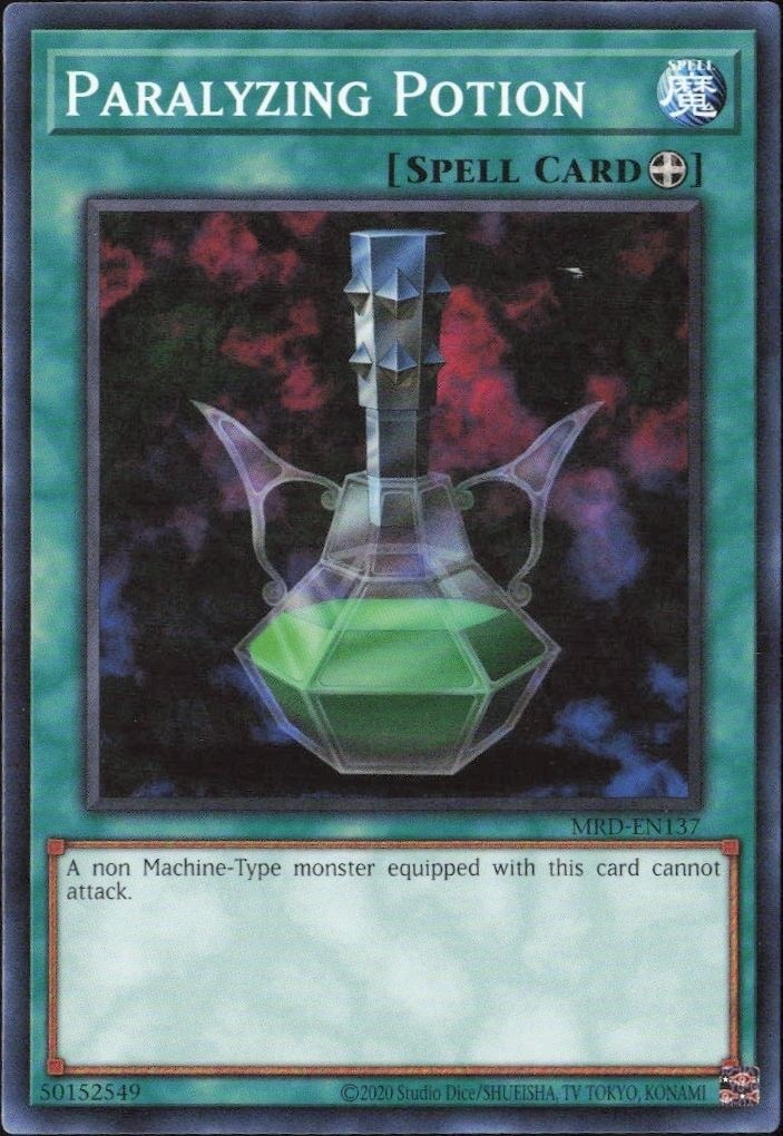 2023 Yu-Gi-Oh Metal Raiders Paralyzing Potion #MRD-EN137 trading card