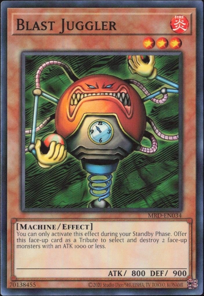 2023 Yu-Gi-Oh Metal Raiders Blast Juggler #MRD-EN034 trading card