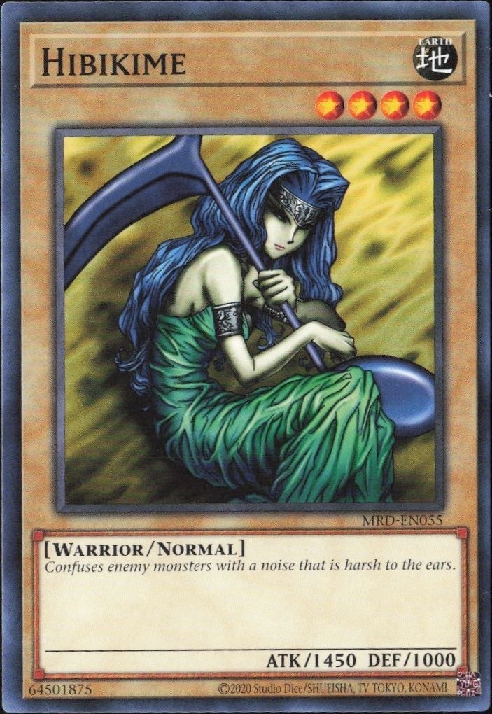2023 Yu-Gi-Oh Metal Raiders Hibikime #MRD-EN055 trading card