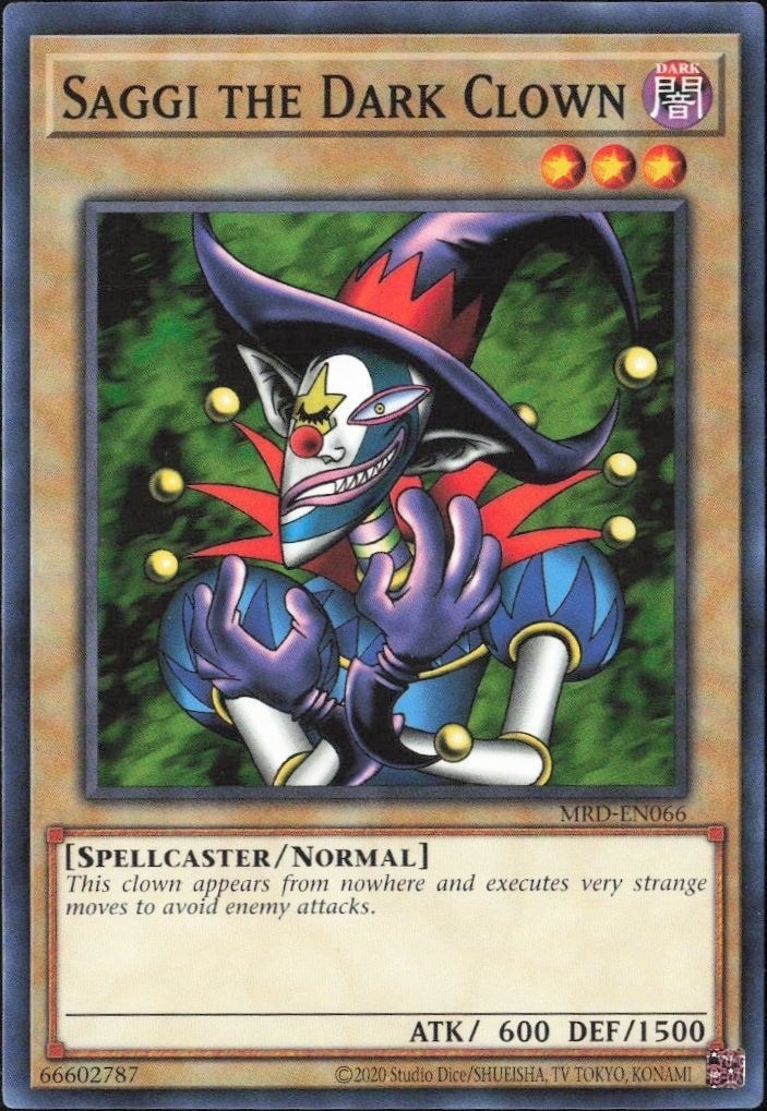 2023 Yu-Gi-Oh Metal Raiders Saggi the Dark Clown #MRD-EN066 trading card