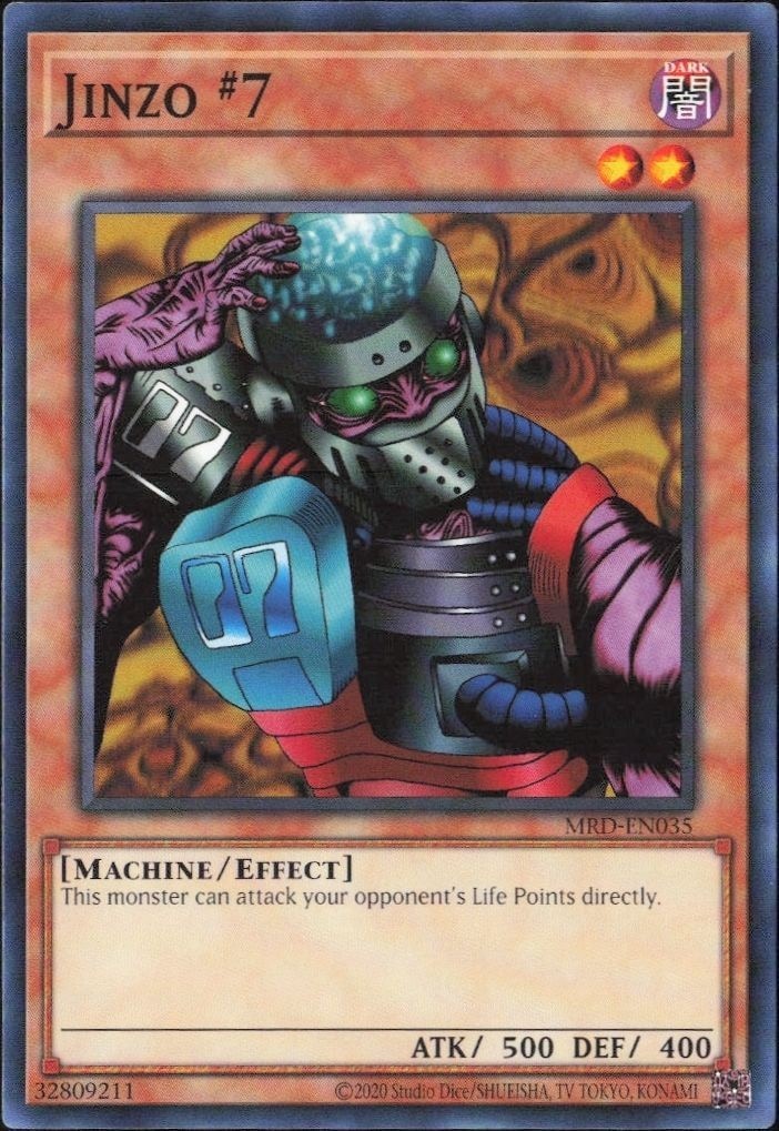 2023 Yu-Gi-Oh Metal Raiders Jinzo #7 #MRD-EN035 trading card