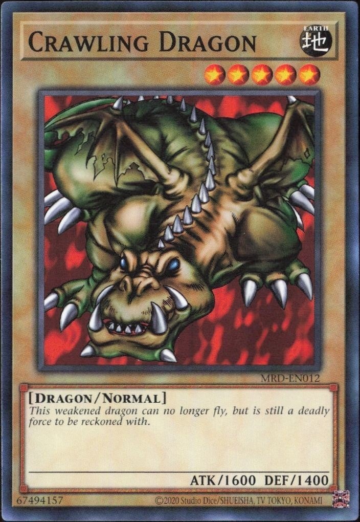 2023 Yu-Gi-Oh! Metal Raiders Crawling Dragon #MRD-EN012 Yu-Gi-Oh! card front