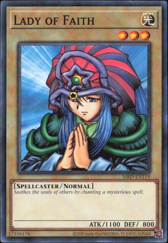 2023 Yu-Gi-Oh! Metal Raiders Lady Of Faith #MRD-EN119 Yu-Gi-Oh! card front