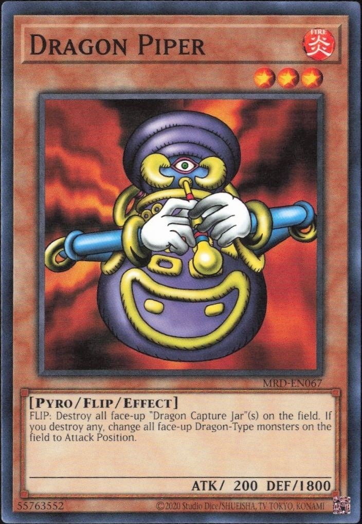 2023 Yu-Gi-Oh! Metal Raiders Dragon Piper #MRD-EN067 Yu-Gi-Oh! card front